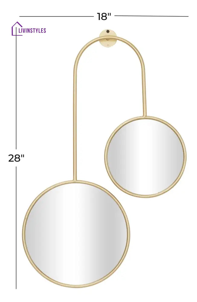 Anjali Circle Drop Wall Mirror