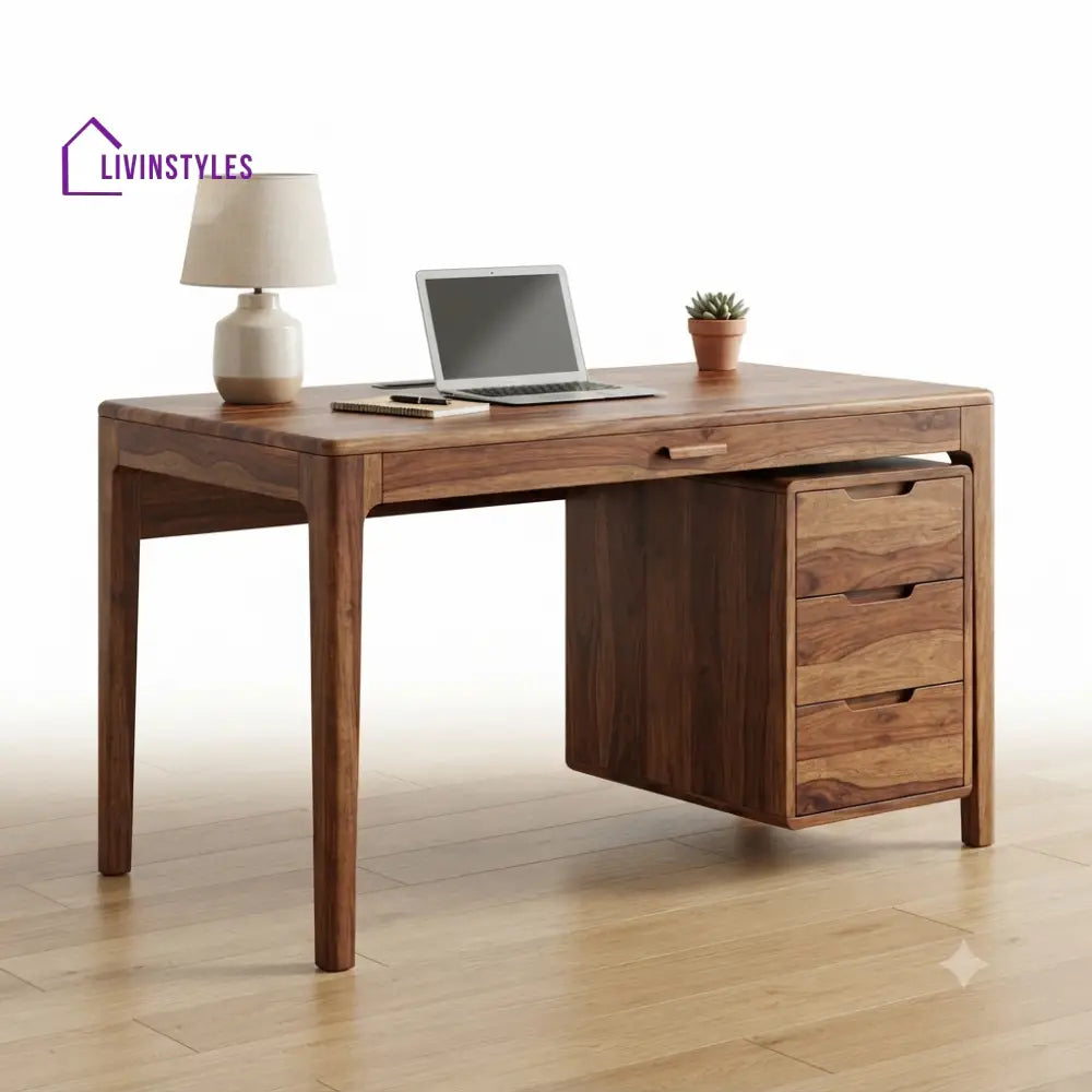 Anjali Sheesham Wood Study Table for Home | Wooden Study Table