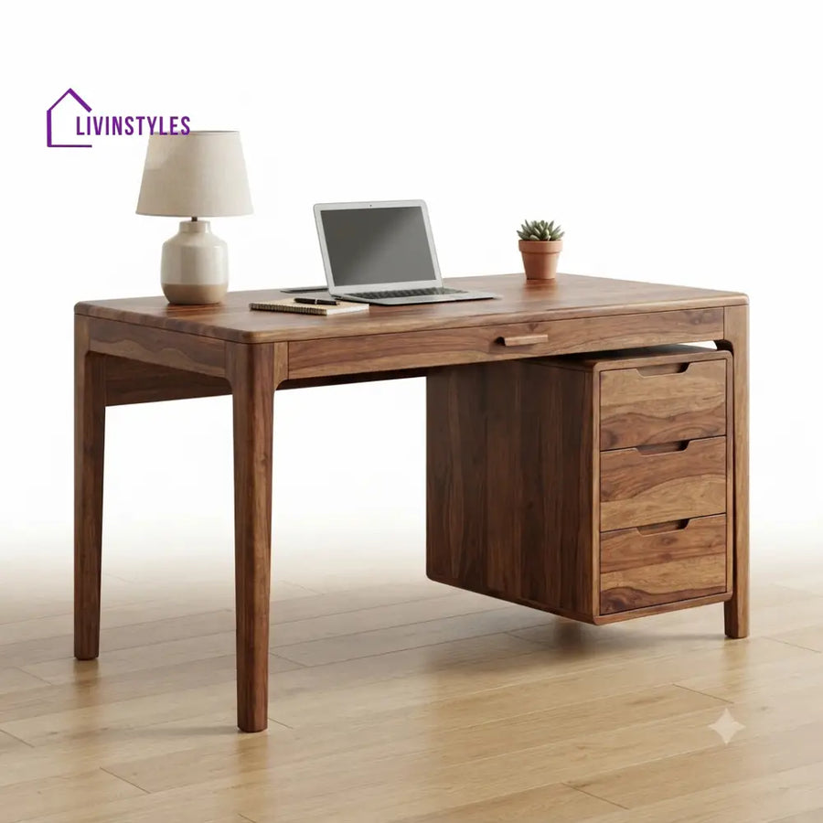 Anjali Sheesham Wood Study Table for Home | Wooden Study Table