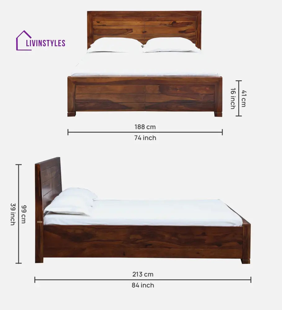 Moscow Indian Rosewood Storage Beds Bedroom Furniture Sets