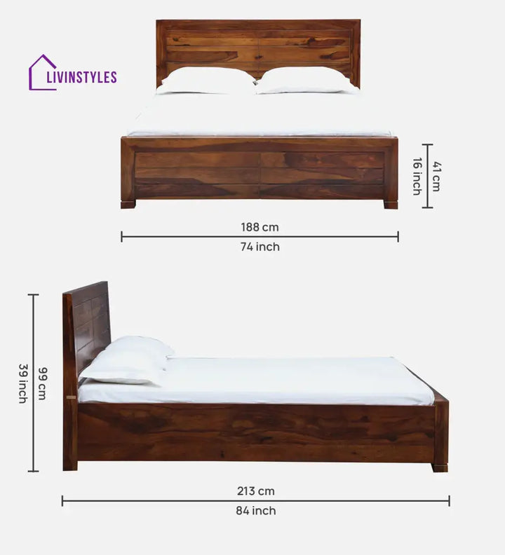 Moscow Indian Rosewood Storage Beds Bedroom Furniture Sets