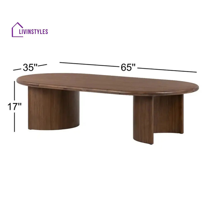 Anjali Solid Wood Coffee Table for Living Room