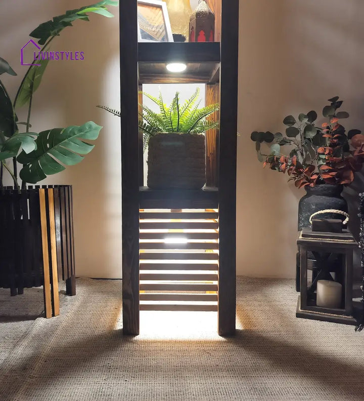 Antilia Wooden Floor Lamp Lamps