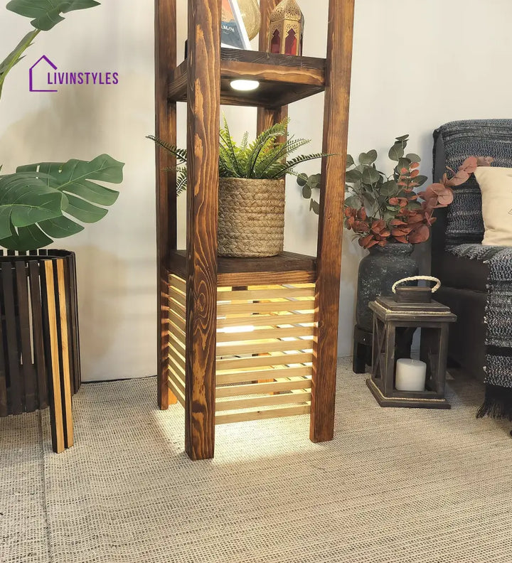 Antilia Wooden Floor Lamp Lamps