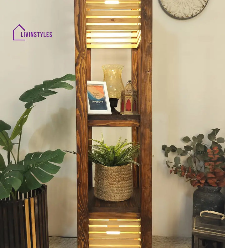 Antilia Wooden Floor Lamp Lamps