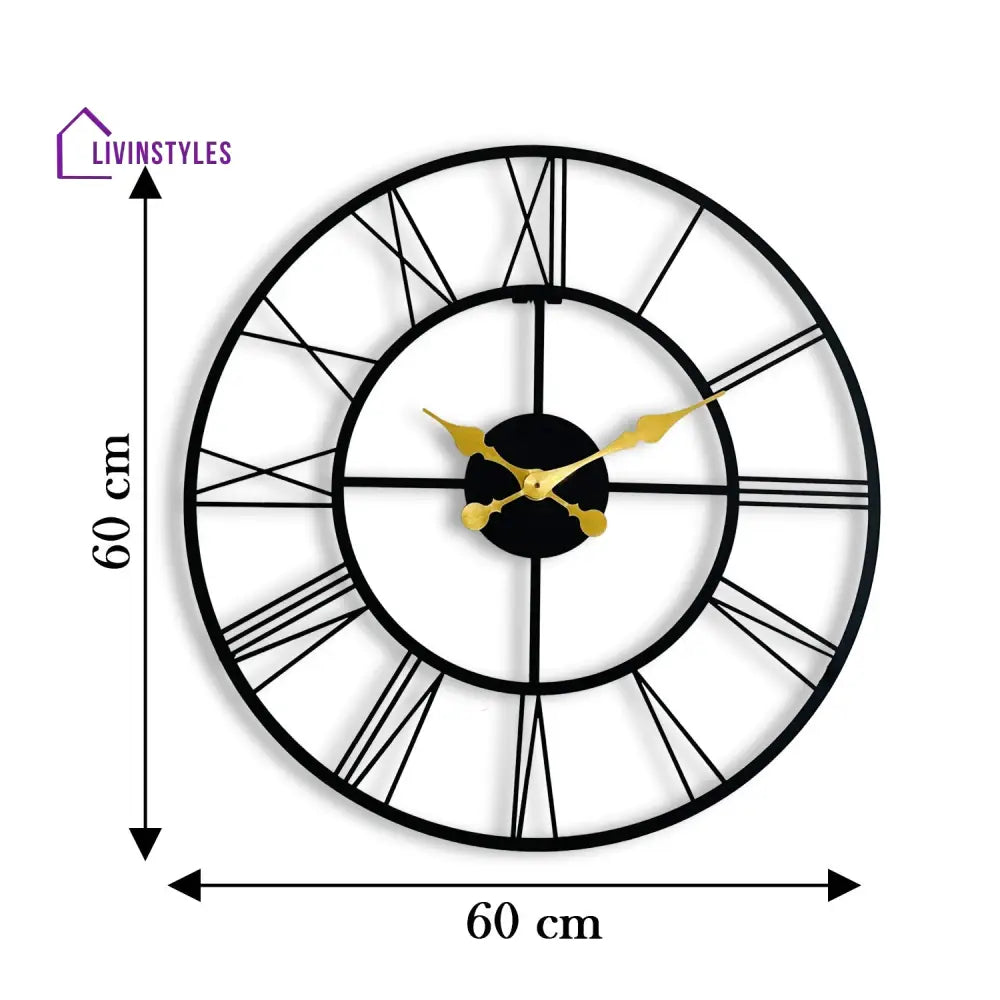 Antique Metal Wall Clock