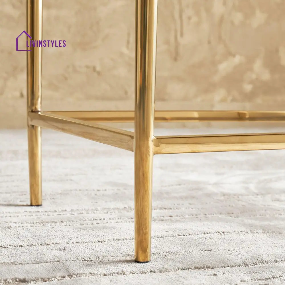 Anton Elegant Striped Cut Bar Cabinet
