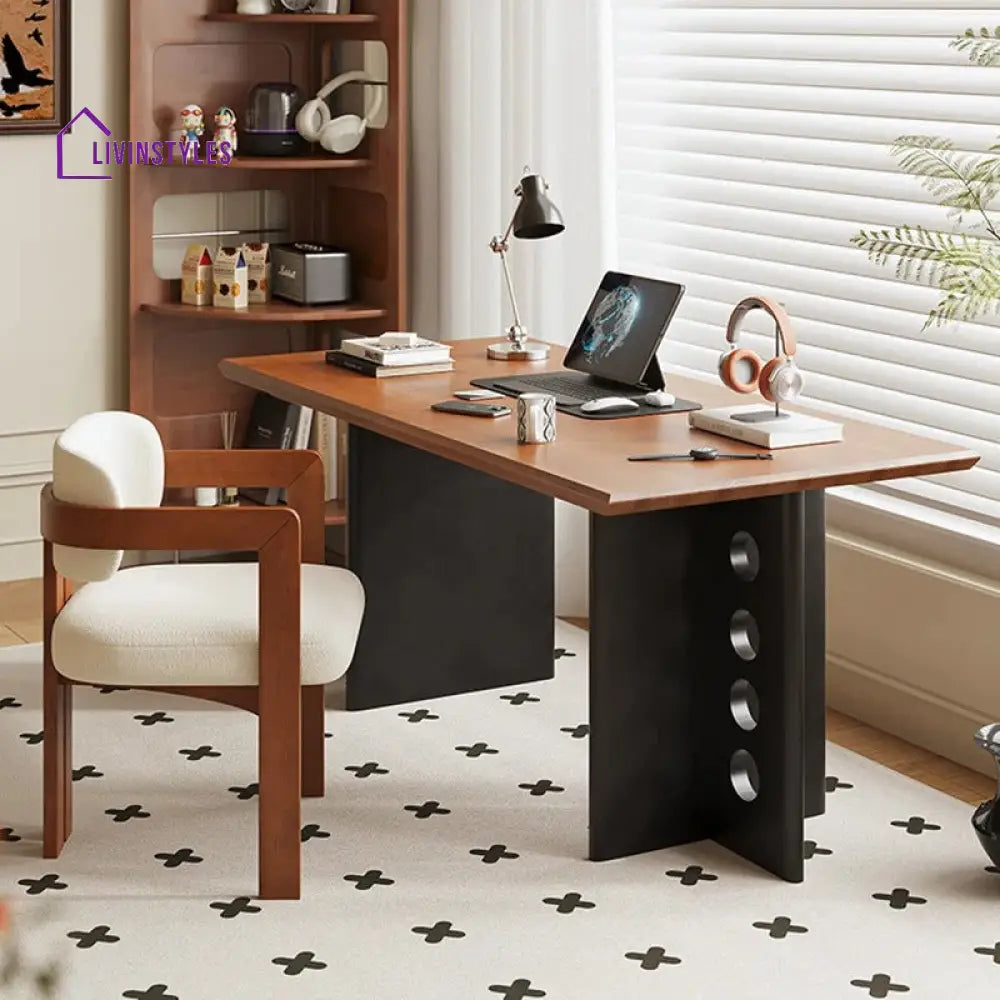 Anton Solid Wood Study Table for Students