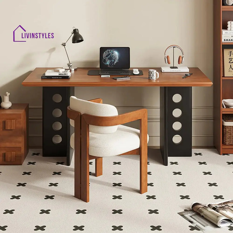 Anton Solid Wood Study Table for Students