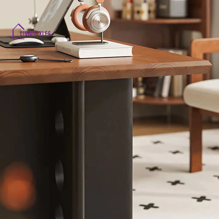Anton Solid Wood Study Table for Students