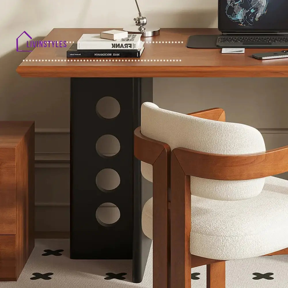 Anton Solid Wood Study Table for Students