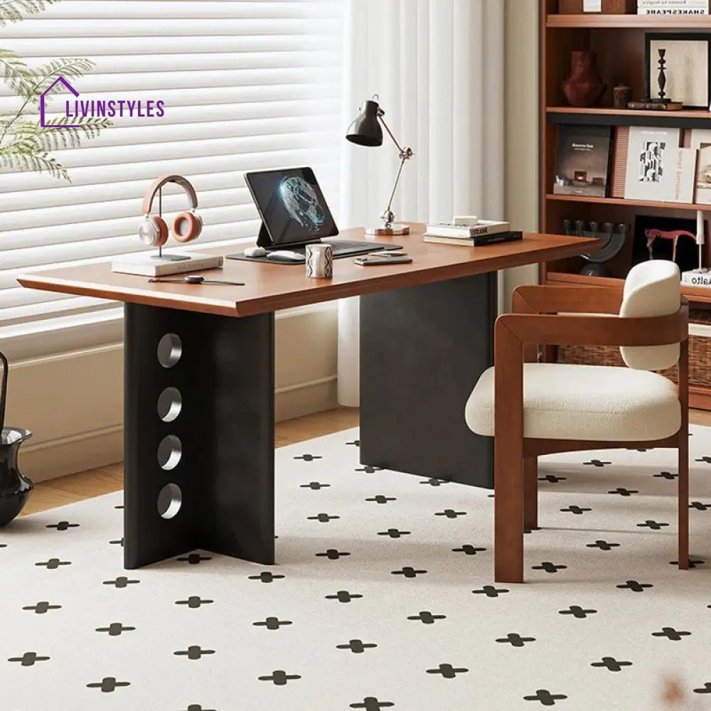 Anton Solid Wood Study Table for Students