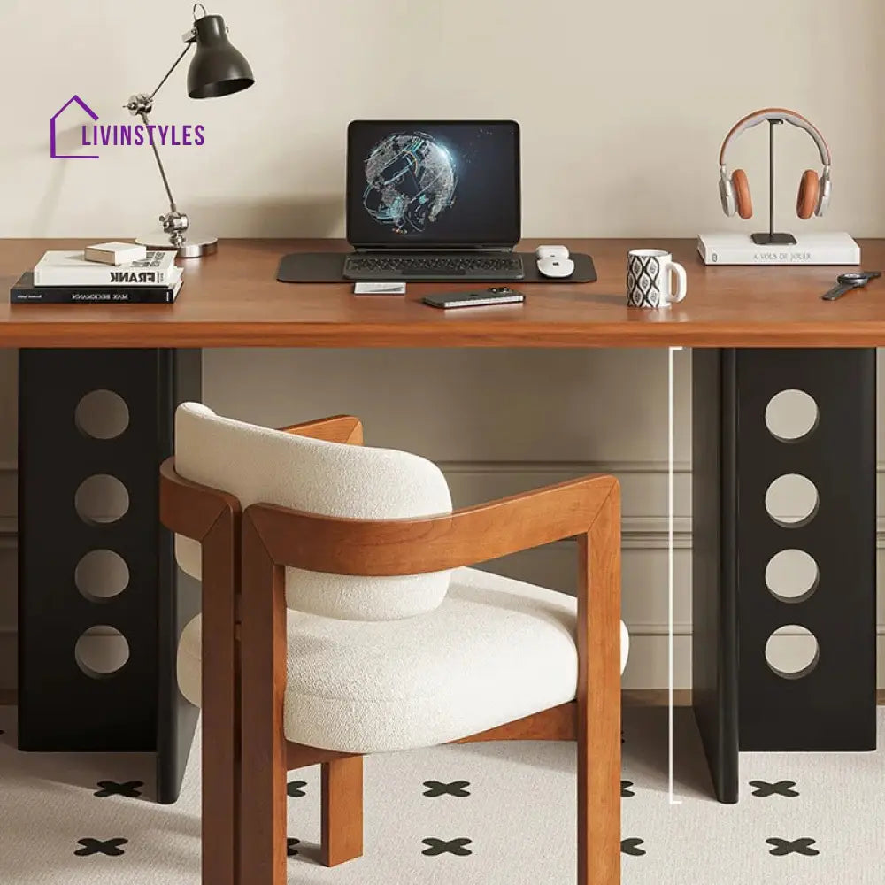 Anton Solid Wood Study Table for Students