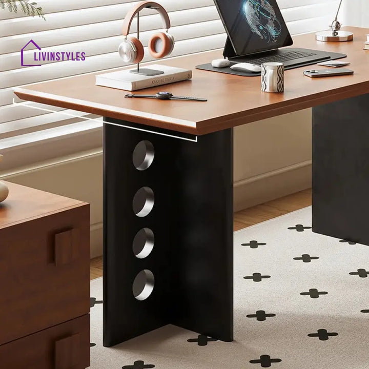 Anton Solid Wood Study Table for Students