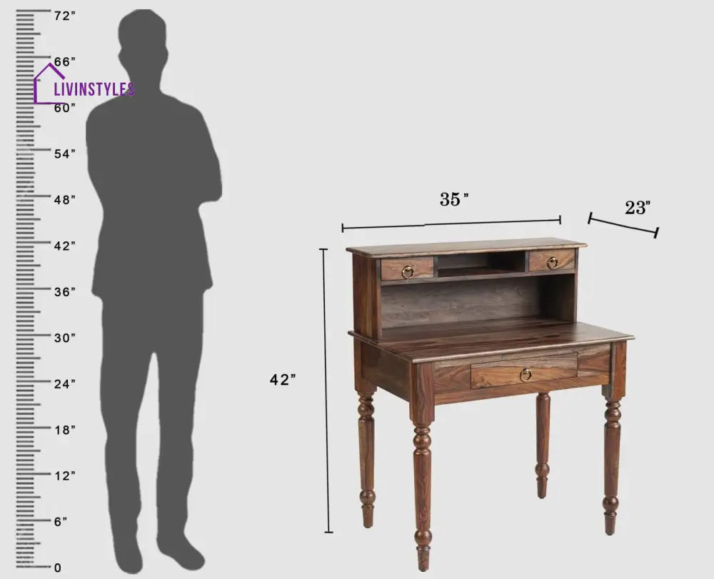 Antonia Solid Wood Study Table