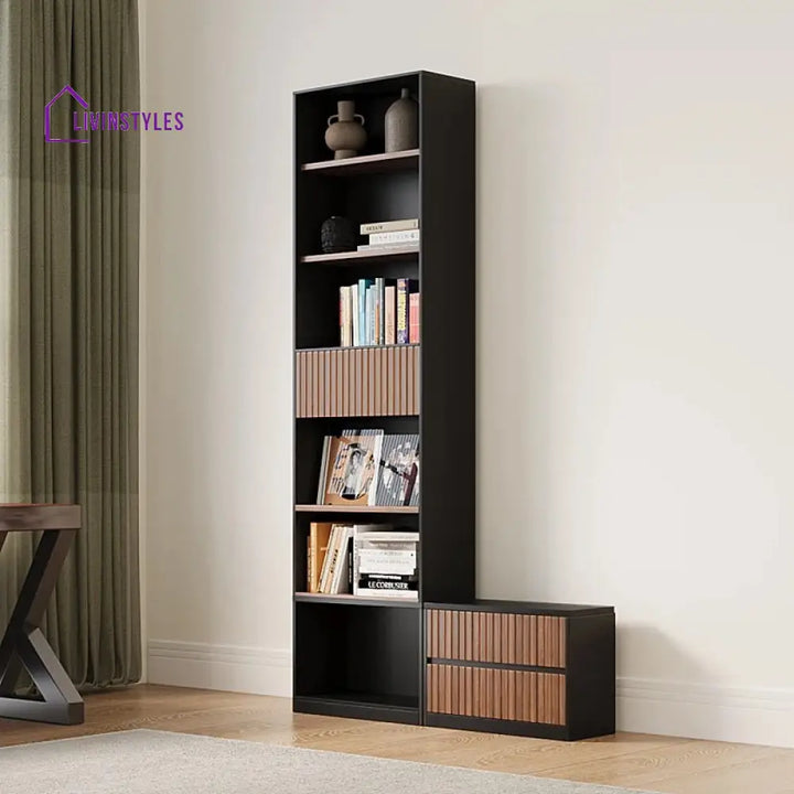 Antonina Engineered Wood Bookshelves | Bookshelf for Living Room | Bedroom | Drawing Room | Study Room