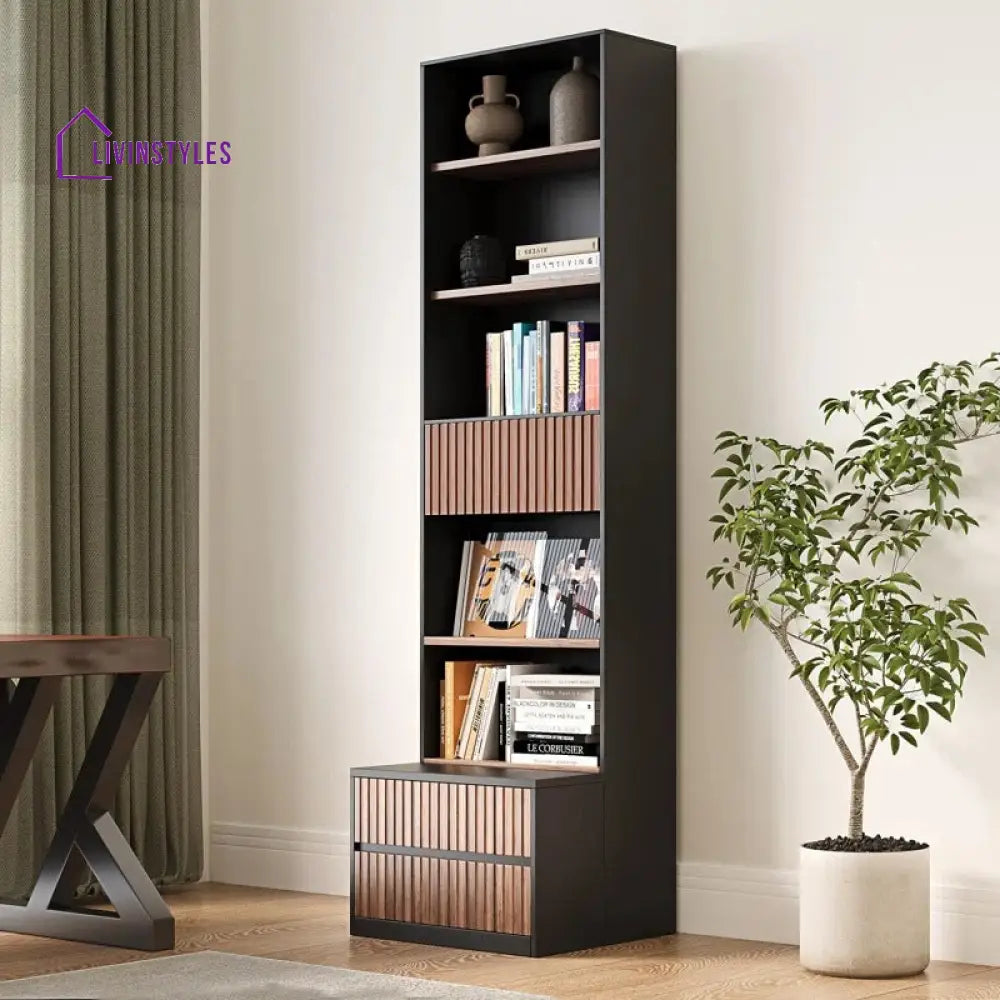 Antonina Engineered Wood Bookshelves | Bookshelf for Living Room | Bedroom | Drawing Room | Study Room