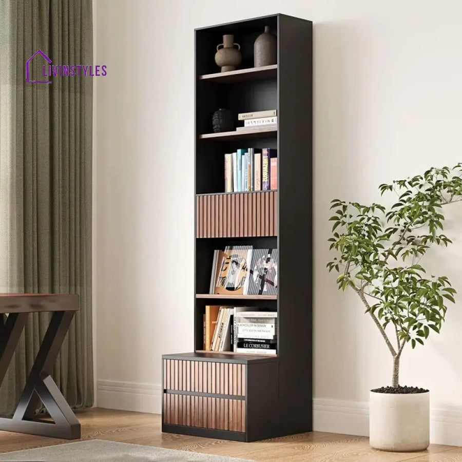 Antonina Engineered Wood Bookshelves | Bookshelf for Living Room | Bedroom | Drawing Room | Study Room