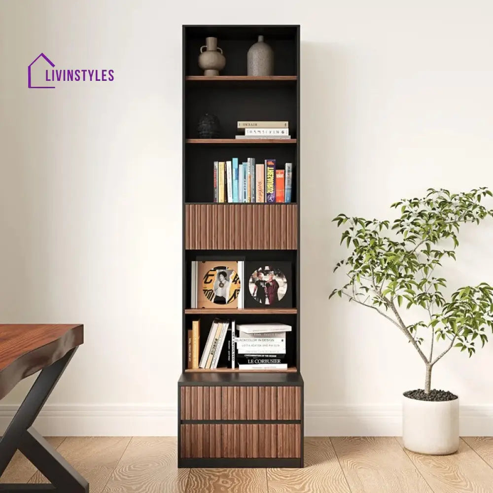 Antonina Engineered Wood Bookshelves | Bookshelf for Living Room | Bedroom | Drawing Room | Study Room