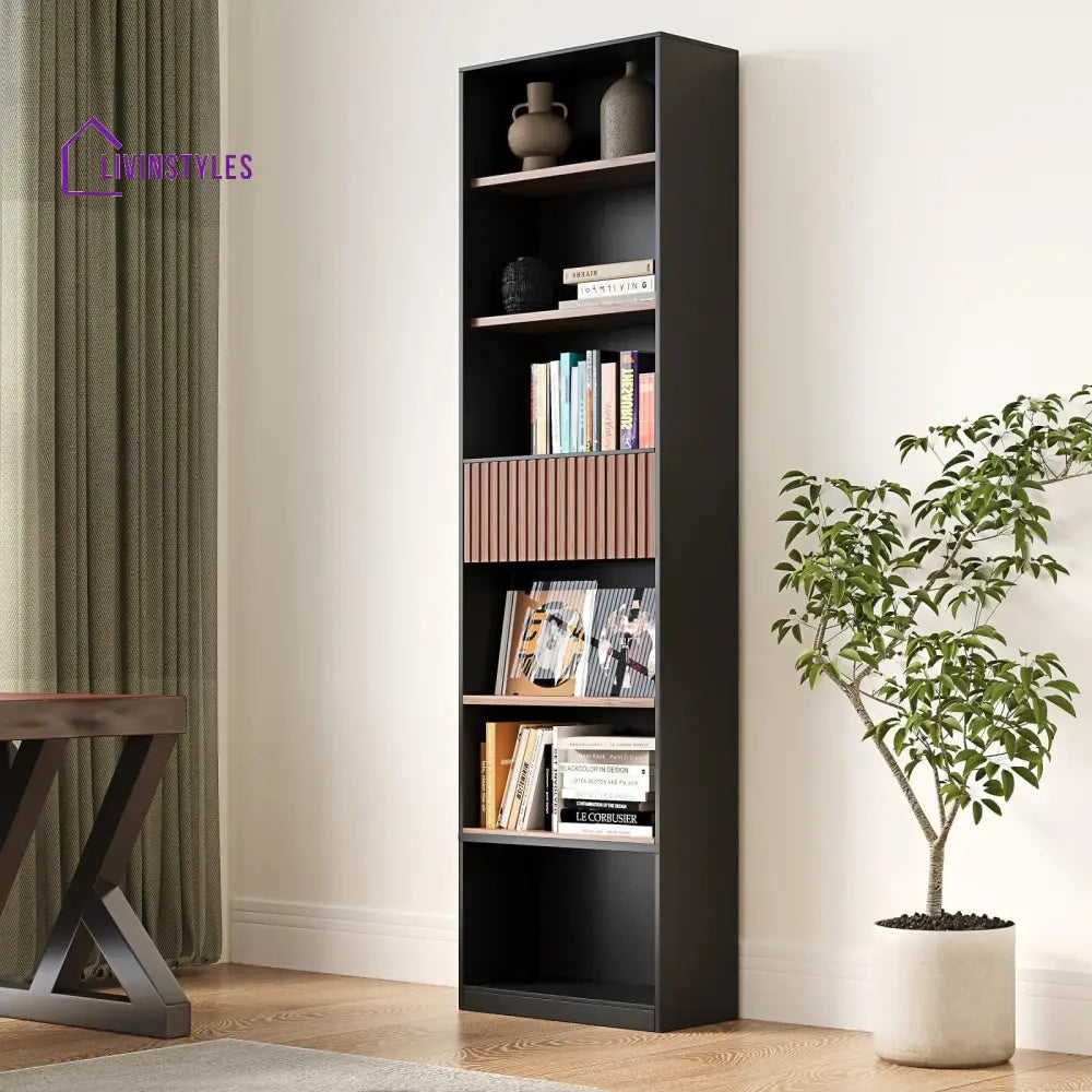 Antonina Engineered Wood Bookshelves | Bookshelf for Living Room | Bedroom | Drawing Room | Study Room