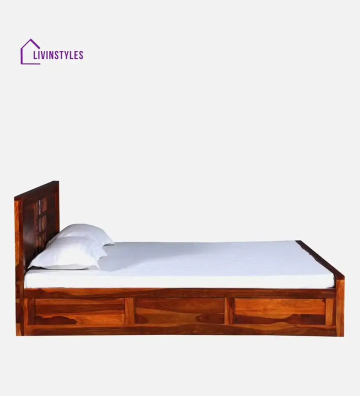 Anamika Solid Sheesham Wood Storage Beds Bedroom Furniture Sets
