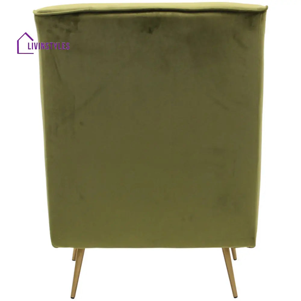 Anvika Metal and Fabric Arm Chair | Living Room Chair | Lounge Chair