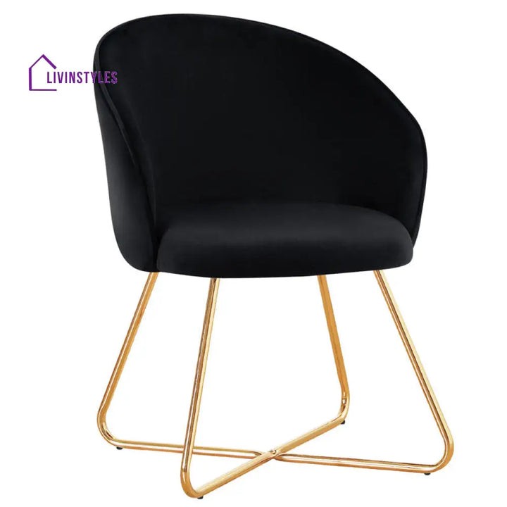 Anvika Metal Frame and Fabric Arm Chair | Living Room Chair | Lounge Chair