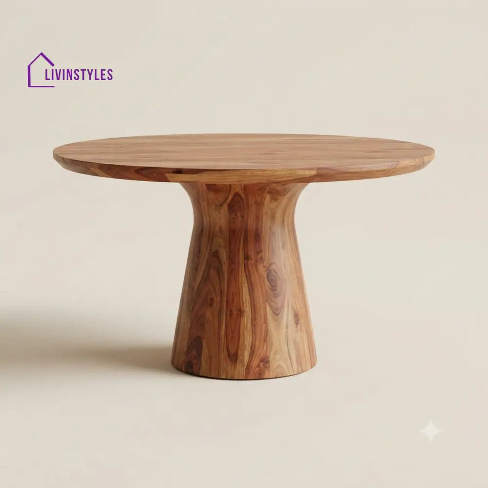 Anvini Wooden Round Dining Table