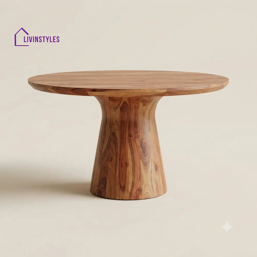 Anvini Wooden Round Dining Table