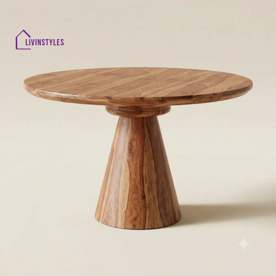 Anvitha Wooden Round Dining Table