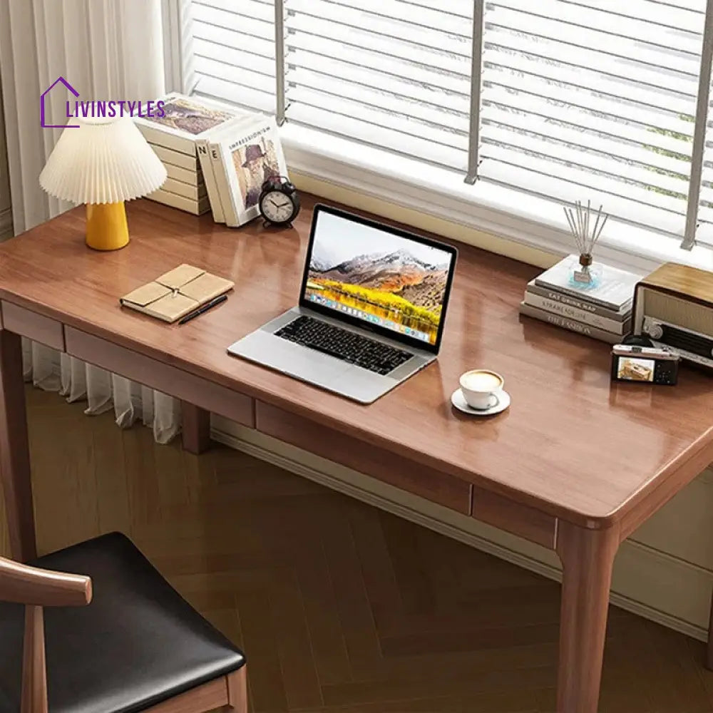 Anya Solid Wood Study Table for Students
