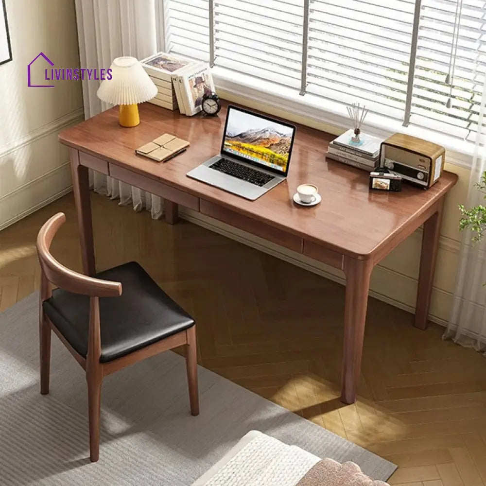 Anya Solid Wood Study Table for Students