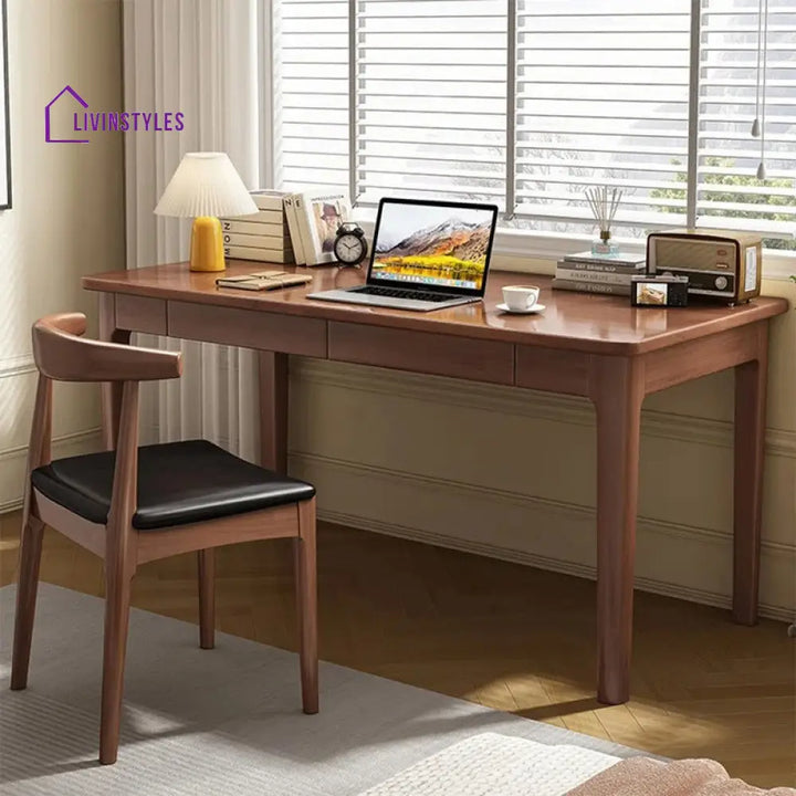 Anya Solid Wood Study Table for Students