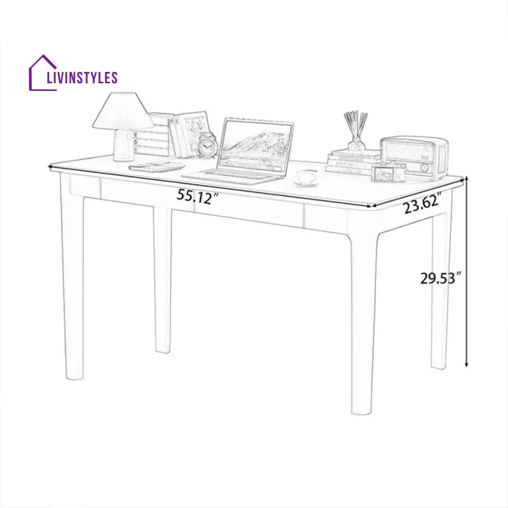 Anya Solid Wood Study Table for Students