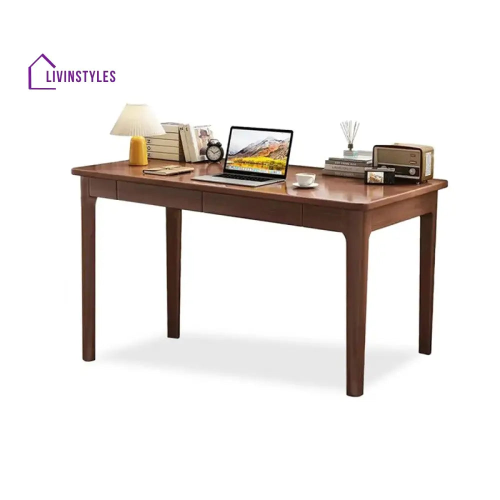 Anya Solid Wood Study Table for Students