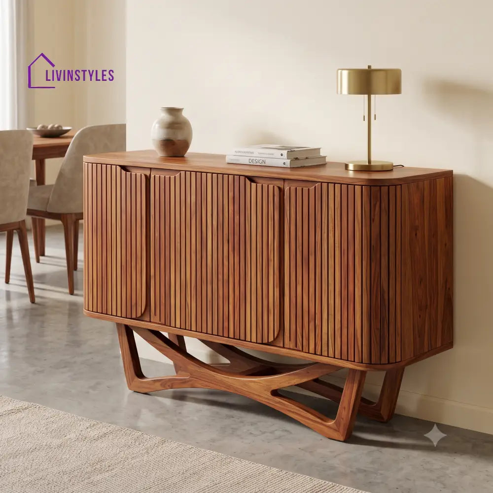 Aparna Premium Sheesham Wood Sideboard and Cabinet for Living Room