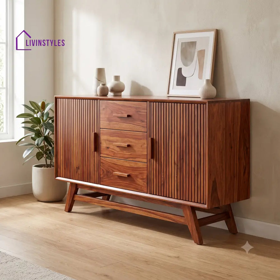 Aparna Premium Wooden Sideboard and Cabinet for Living Room