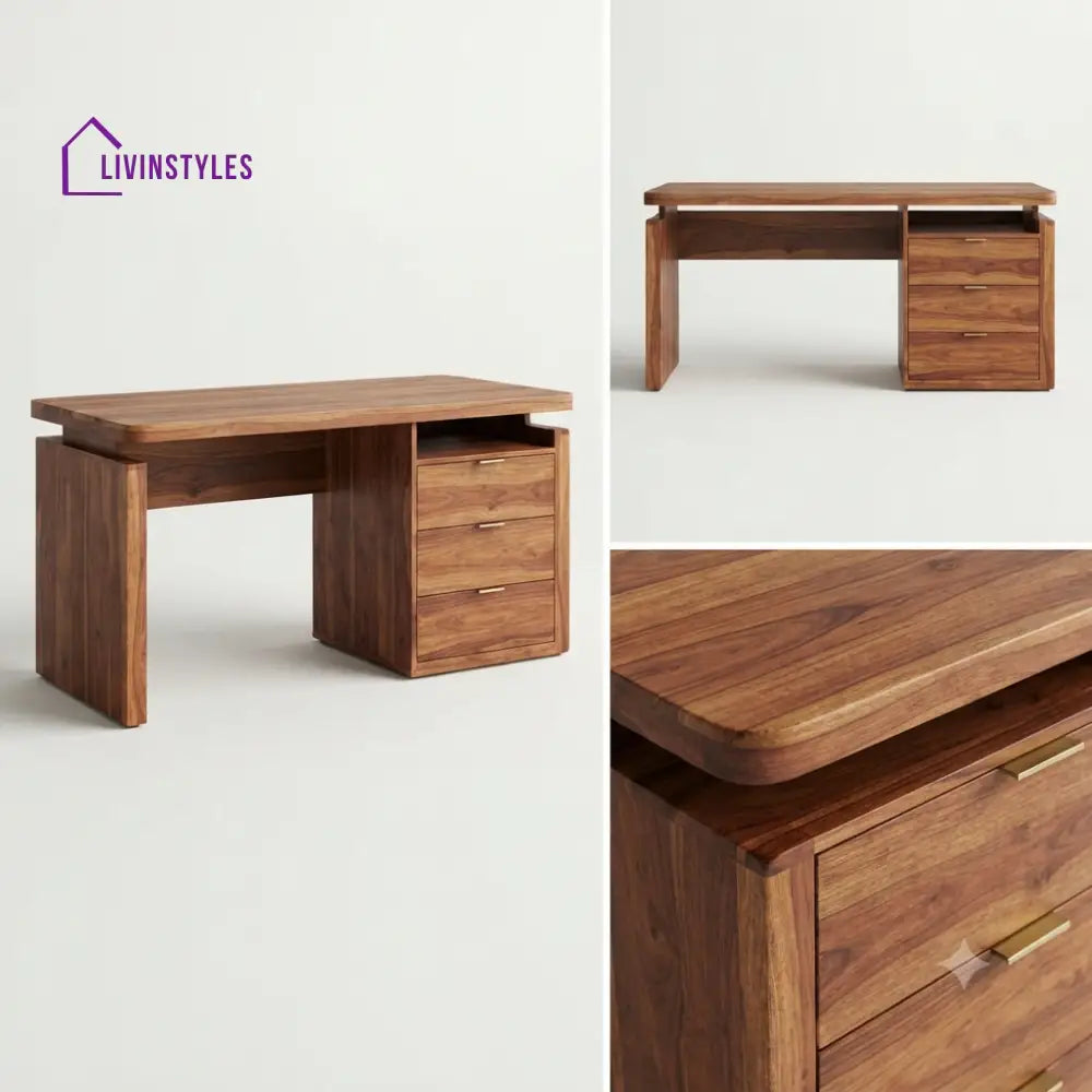 Aparna Sheesham Wood Study Table for Home | Wooden Study Table