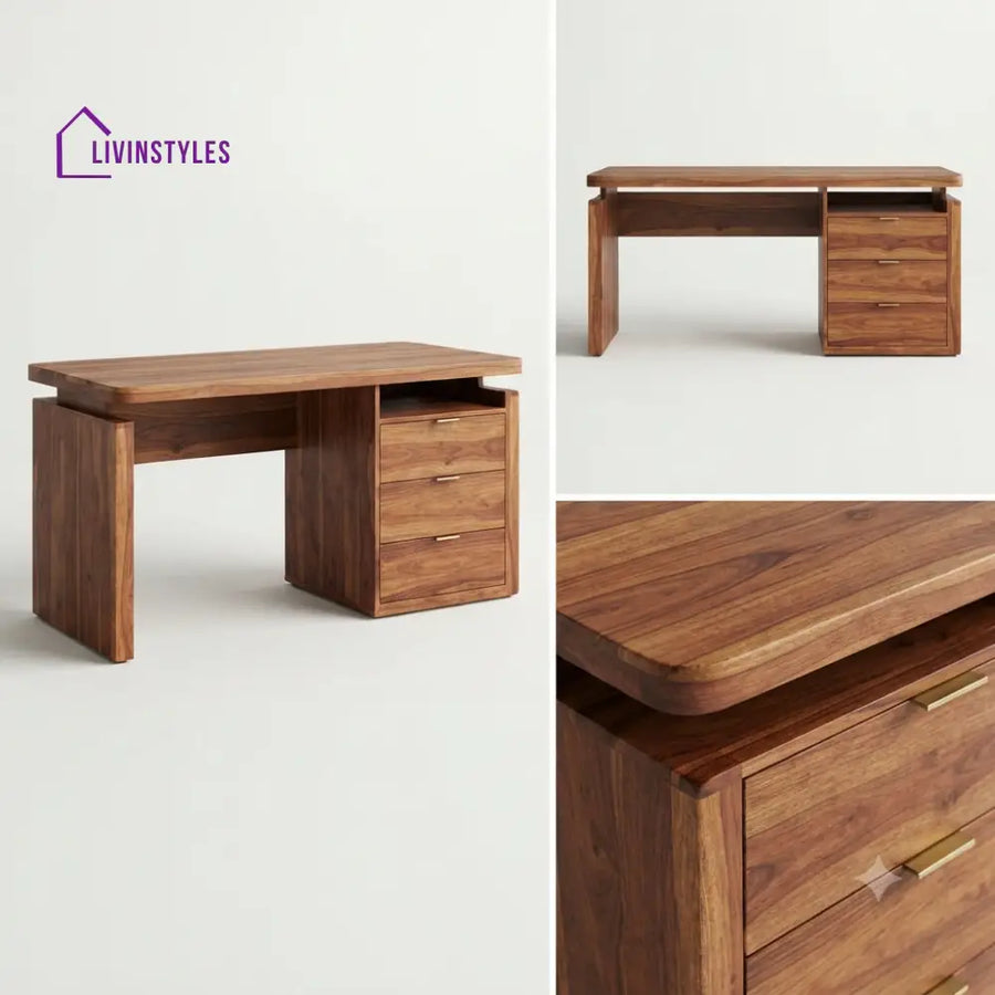 Aparna Sheesham Wood Study Table for Home | Wooden Study Table