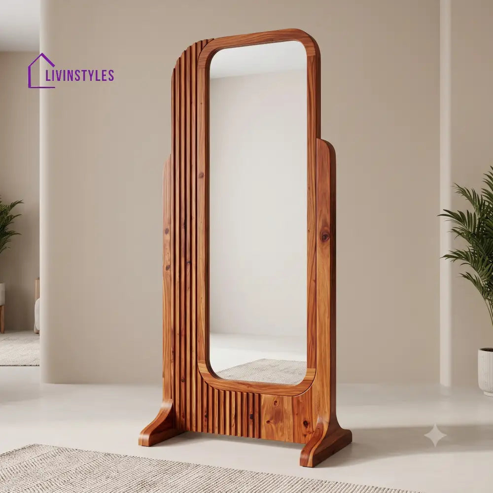 Aparna Wooden Full Length Mirror for Bedroom & Living Room
