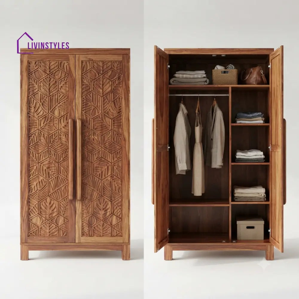 Aparna Wooden Wardrobe for Clothes | Cupboard for Clothes