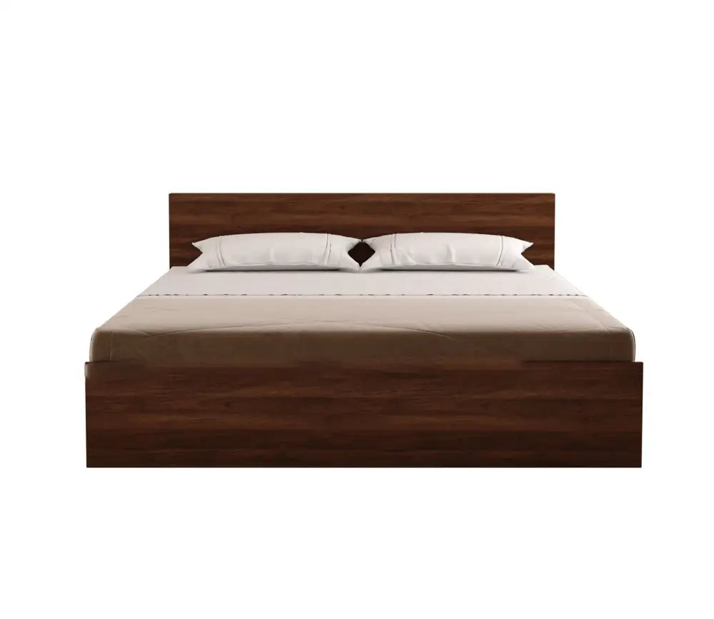 Apeksha Engineered Wood Bed in Columbian Walnut Finish King Size - 82 X 74 Size