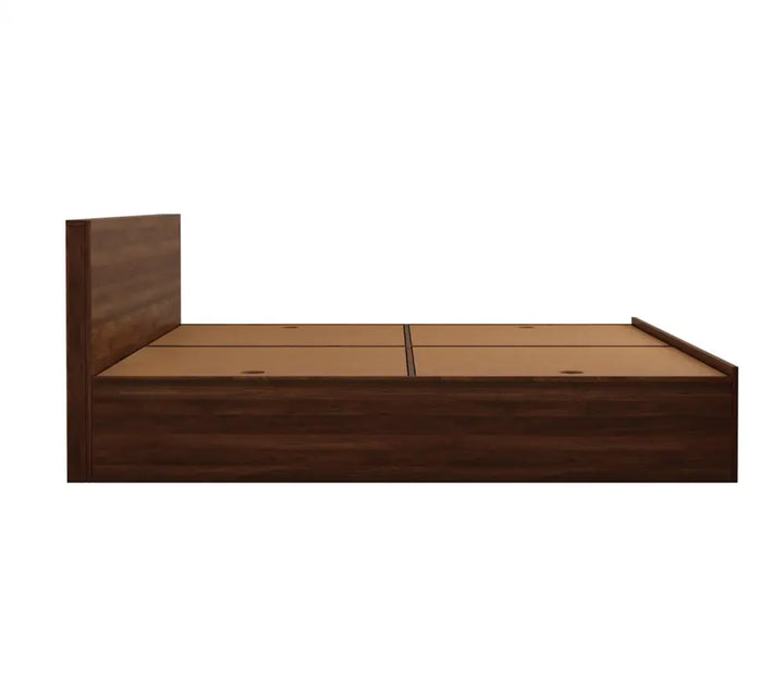 Apeksha Engineered Wood Bed in Columbian Walnut Finish King Size - 82 X 74 Size