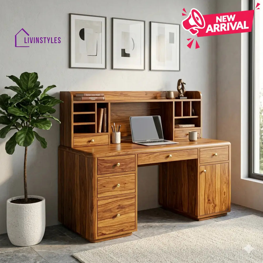 Apex Solid Wood Study Table for Home