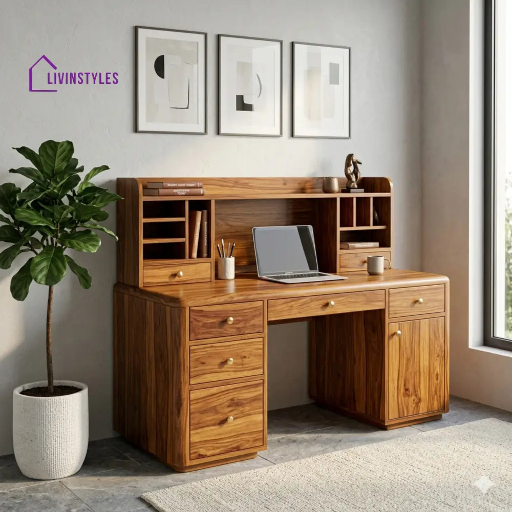 Apex Solid Wood Study Table for Home