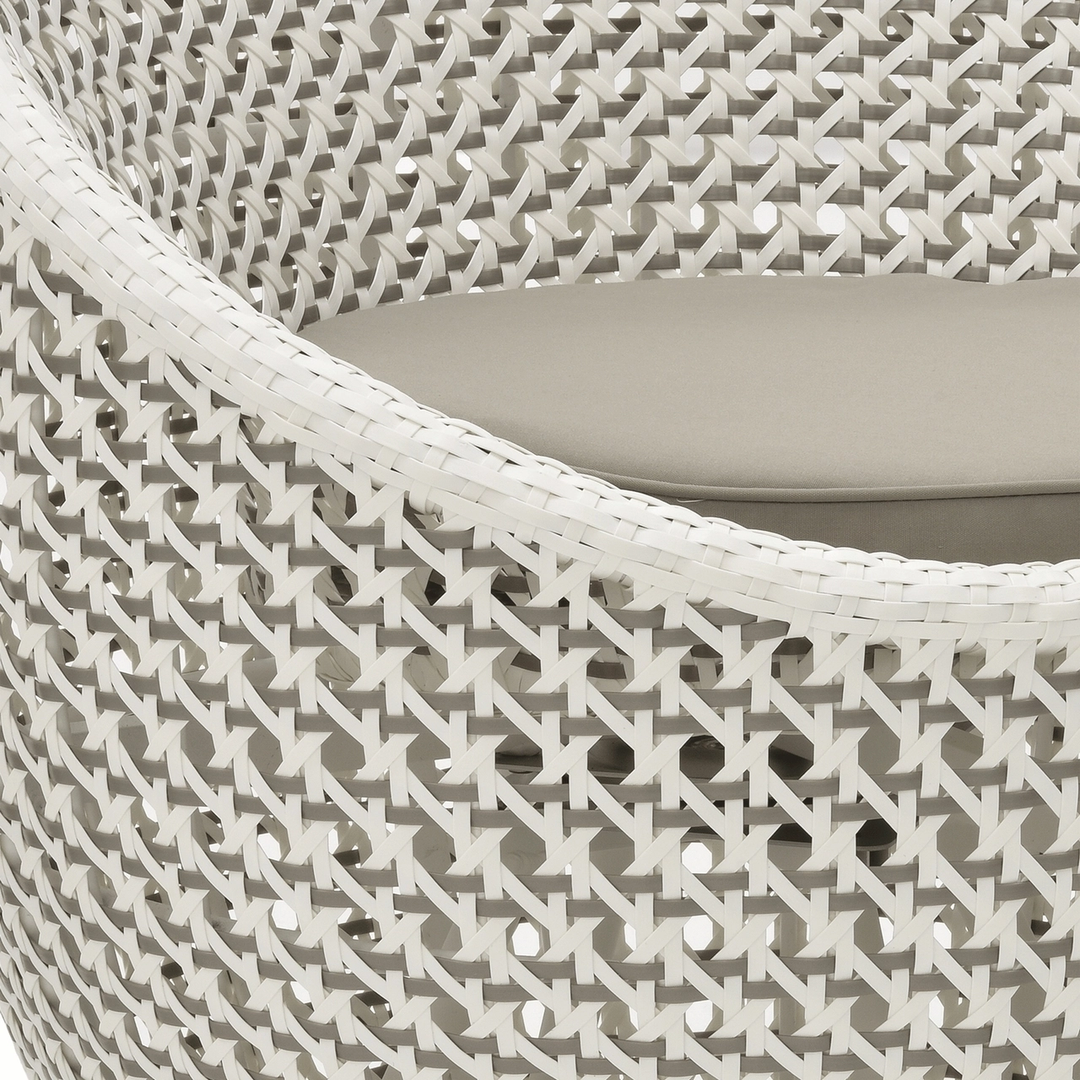 Wall Outdoor Patio Seating Set 2 Chairs and 1 Table Set (White + Silver)