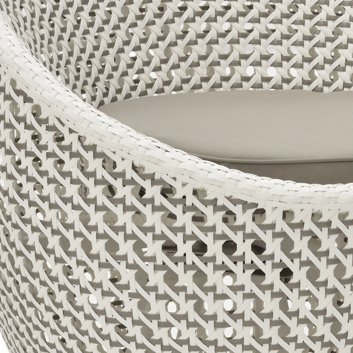 Wall Outdoor Patio Seating Set 2 Chairs and 1 Table Set (White + Silver)