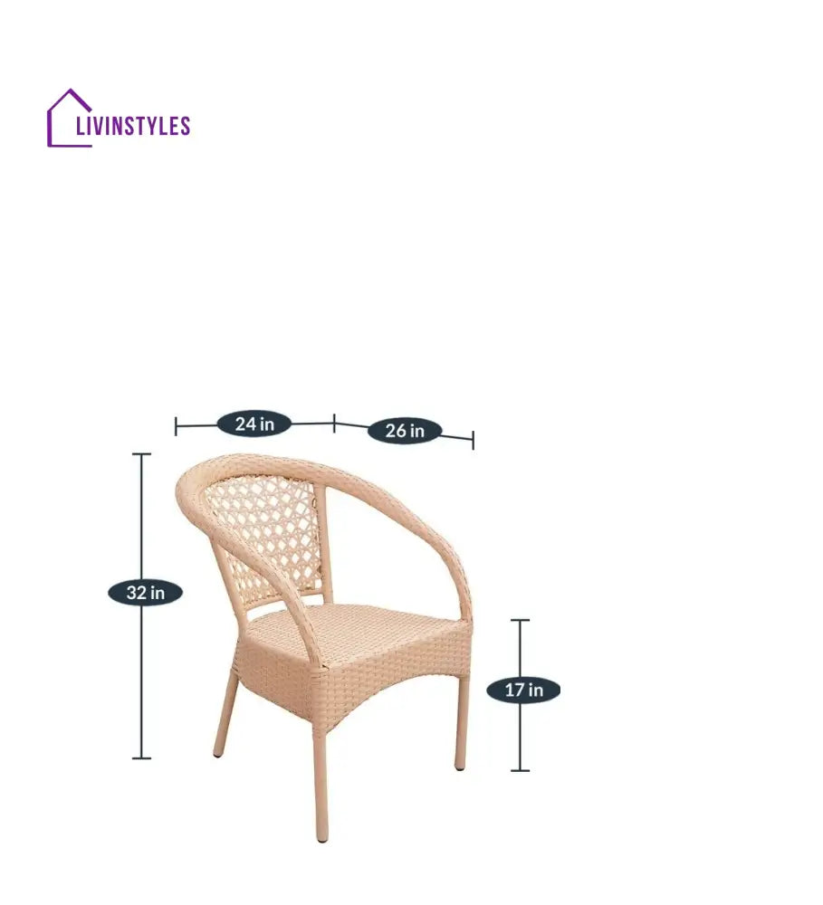 Appu Outdoor Patio Seating Set 2 Chairs and 1 Table Set - Coffee Table Sets