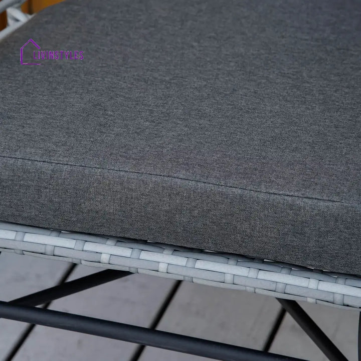 Apto Outdoor Patio Seating Set 2 Chairs and 1 Table Set (Grey) - Coffee Table Sets