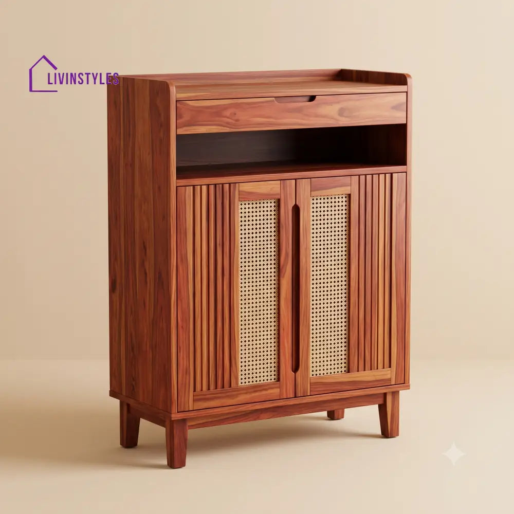 Aradhana Wooden Shoe Rack for Home | Shoe Cabinet